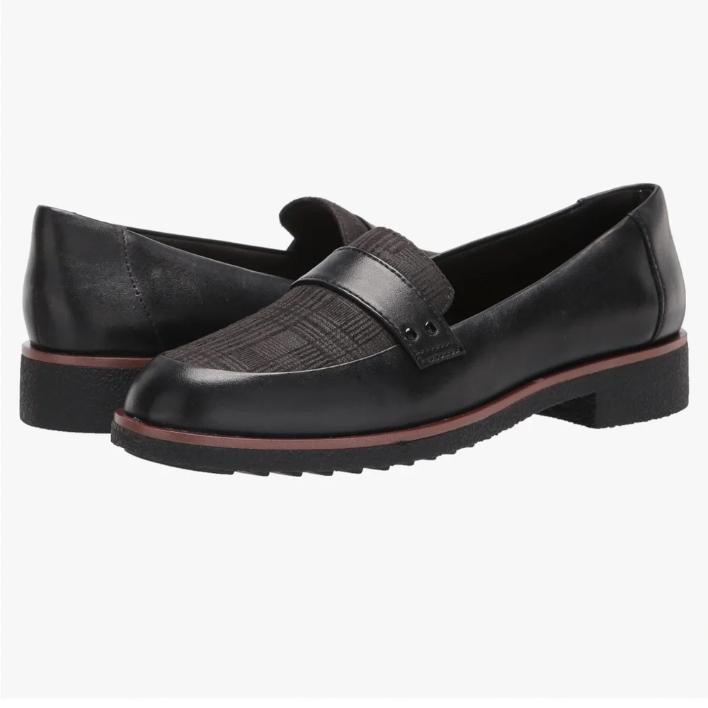 Clark’s Griffin Sail‎ Black Loafer Size 6